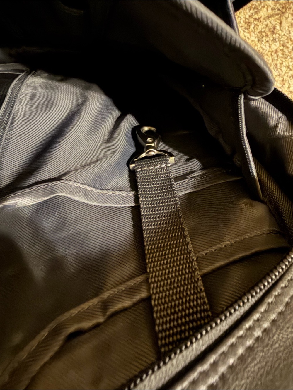 Briggs & Riley Black Leather Briefcase with Shoulder Strap - Picture 7 of 10